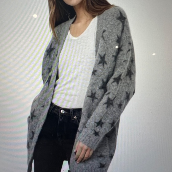 Rails Grey Star Sweater - Picture 3 of 5